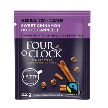 Organic Fairtrade Sweet Cinnamon 16 Bags (Case Of 6) by Four O'Clock Tea
