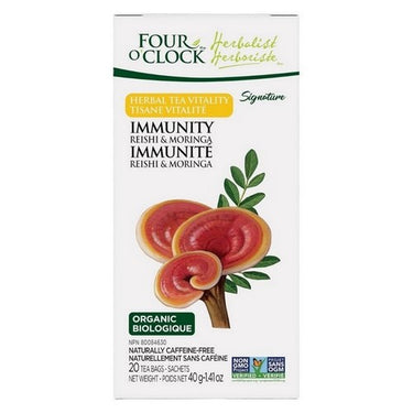 Organic Herbalist Herbal Tea Immunity 20 Bags (Case Of 6) by Four O'Clock Tea