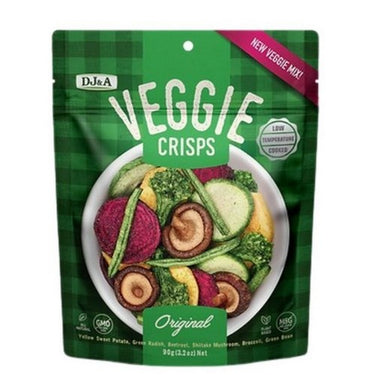 Original Veggie Crisps 90 Grams (Case Of 10) by DJ's