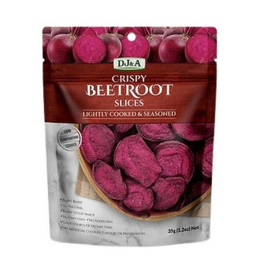 Slices Beetroot Crispy Lightly Cooked And Seasoned 35 Grams (Case Of 14) by DJ's