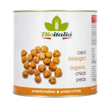 Organic Chick Peas 2.55 Kg (Case Of 6) by Bioitalia