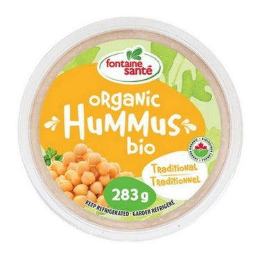 Organic Traditional Hummus 283 Grams (Case Of 9) by Fontaine Sante