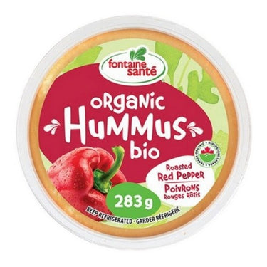 Organic Roasted Red Pepper Hummus 283 Grams (Case Of 9) by Fontaine Sante