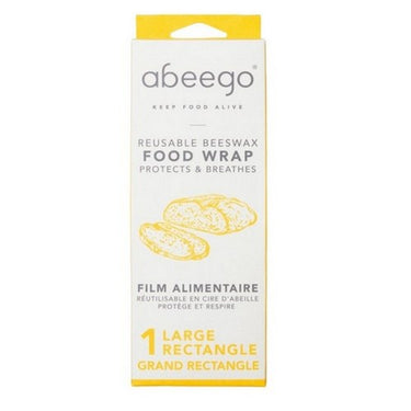 Reusable Beeswax Food Wrap Small Rectangle 1 Count (Case Of 8) by Abeego