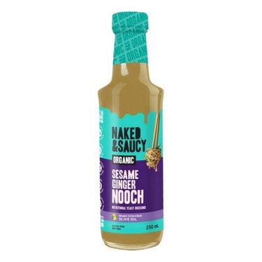 Organic Sesame Ginger Nooch 250 Ml (Case Of 12) by Naked & Saucy