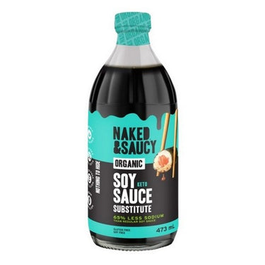 Organic Keto Soy Sauce Substitute 473 Ml (Case Of 6) by Naked & Saucy