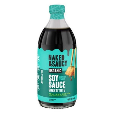 Organic Lightly Sweet Soy Sauce Substitute 473 Ml (Case Of 6) by Naked & Saucy