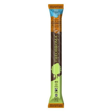 Organic 38% Milk Chocolate Baton With Salted Caramel And Quinoa Crisp 31 Grams (Case Of 18) by Theobroma