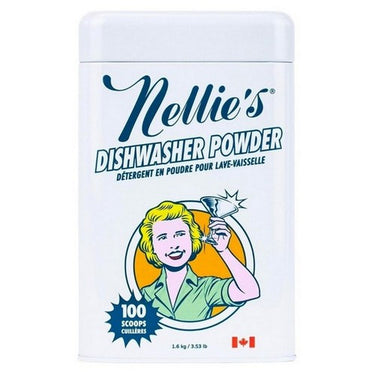 All Natural Dishwasher Powder 100 Scoop 1.8 Kg (Case Of 6) by Nellie's