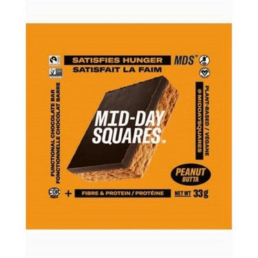 Peanut Butta Functional Chocolate 33 Grams (Case Of 12) by Mid-Day Squares