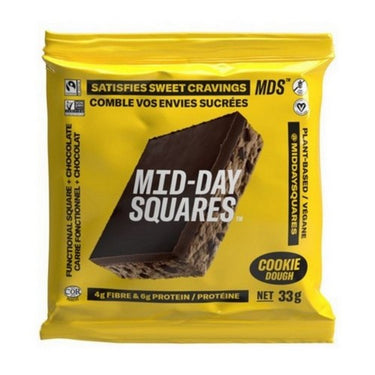 Cookie Dough Functional Chocolate 33 Grams (Case Of 12) by Mid-Day Squares