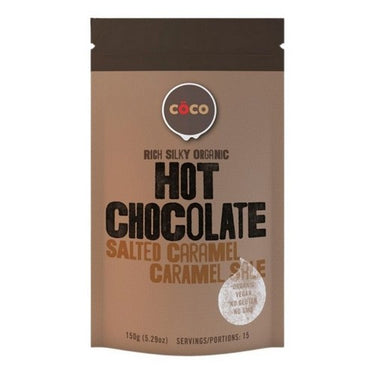 Organic Hot Chocolate Salted Caramel 115 Grams (Case Of 6) by Domo