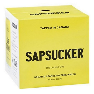 Lemon Sparkling Tree Water 355 MI X 4 Count (Case Of 6) by Sapsucker