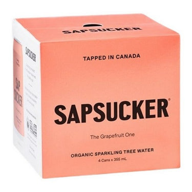 Original Sparkling Grapefruit 355 MI X 4 Count (Case Of 6) by Sapsucker