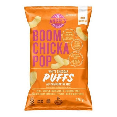 Puffs White Cheddar 170 Grams (Case Of 12) by Angie's