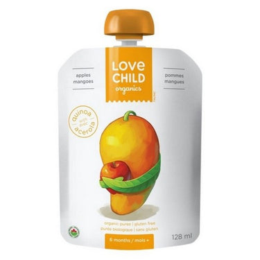 Mangoes And Apples 128 Ml (Case Of 12) by Love Child Organics