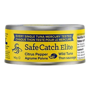 Elite Citrus Pepper Wild Tuna 142 Grams (Case Of 6) by Safecatch