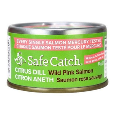 Wild Pacific Pink Salmon Citrus Dill 85 Grams (Case Of 12) by Safecatch