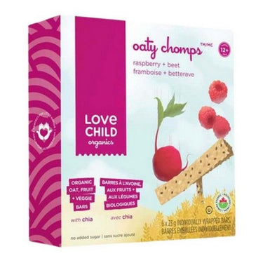 Raspberry And Beet Oaty Chomps 23 Grams X 6 (Case Of 8) by Love Child Organics