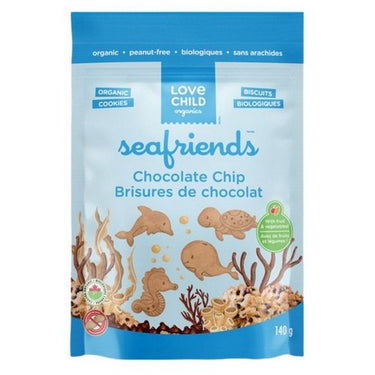 Sea Friends Chocolate Chip Cookies 140 Gramms (Case Of 12) by Love Child Organics