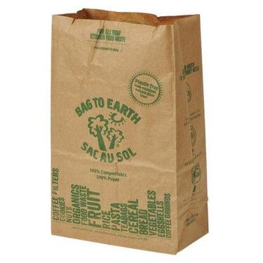 Small Food Waste Bags 10 Count (Case Of 20) by Bag To Earth