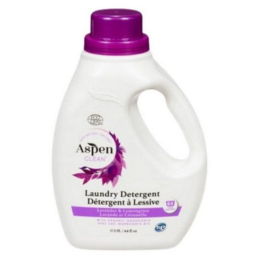 Organic Lavender And Lemongrass Laundry Detergent Natural 1.9 Liters (Case Of 3) by Aspen