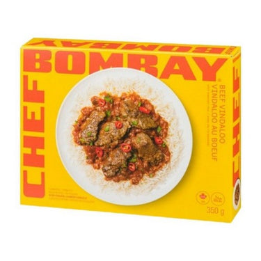 Beef Vindaloo With Basmati Rice 350 Grams (Case Of 8) by Chef Bombay