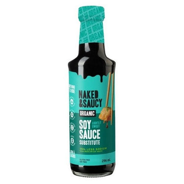 Organic Lightly Sweet Soy Sauce Substitute 296 Ml (Case Of 6) by Naked & Saucy