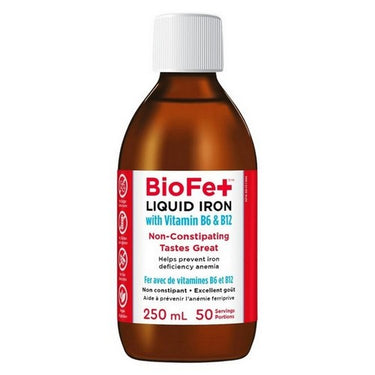 BioFe Plus Liquid Iron with Vitamin B6 And B12 250 Ml by Kidstar Nutrients