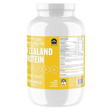 New Zealand Probiotic Grass Fed Whey Protein French Vanilla 910 Grams by Schinoussa