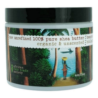 Organic Unrefined Raw Shea Butter 114 Grams by African Fair Trade Society