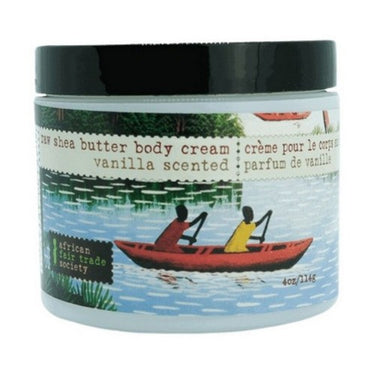 Raw Shea Butter Body Cream With Vanilla 114 Grams by African Fair Trade Society