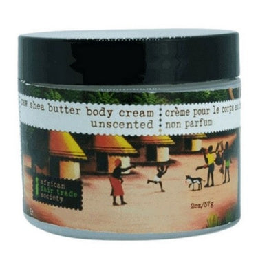 Raw Shea Butter Body Cream With Unscented 57 Grams by African Fair Trade Society