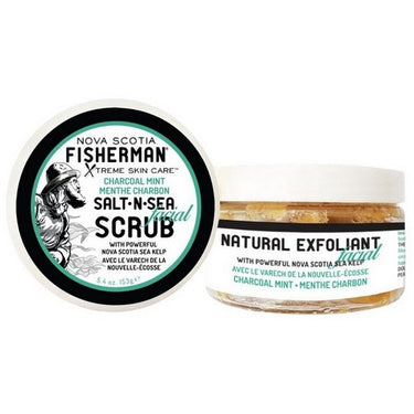 Charcoal And Mint Facial Scrub 153 Grams by Nova Scotia Fisherman