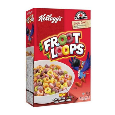 Cereal Froot Loops 345 Grams (Case Of 12) by Kellogg's