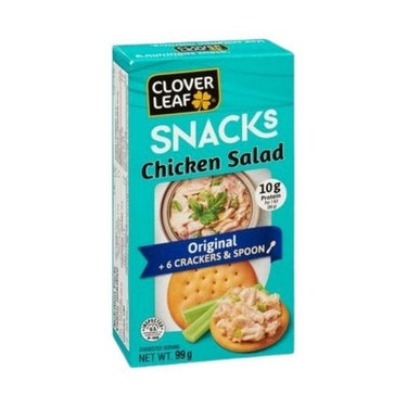 Original Chicken Salad Snack With Crackers 90 Grams (Case Of 12) by Clover Leaf