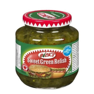 Sweet Green Relish 375 Ml (Case Of 12) by Bick's