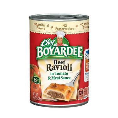Beef Ravioli In Pasta Sauce 425 Grams (Case Of 24) by Chef Boyardee