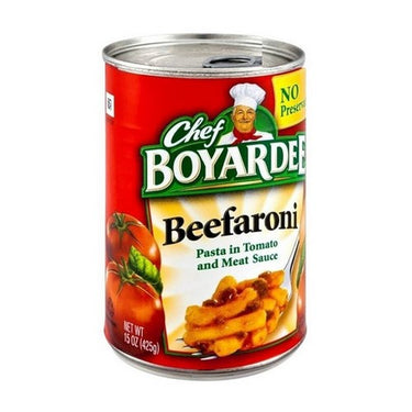 Beefaroni Pasta And Beef In Tomato Sauce 425 Grams (Case Of 24) by Chef Boyardee