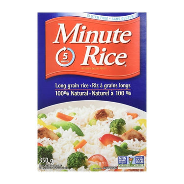 Pre Cooked Long Grain White Rice 350 Grams (Case Of 12) by Minute Rice