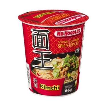 Spicy Instant Noodles Kimchi Flavoured 64 Grams (Case Of 12) by Mr. Noodles