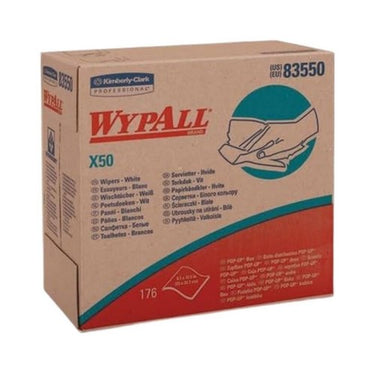 White Extended Use Disposable Cloth X 50 176 Count (Case Of 10) by Wypall