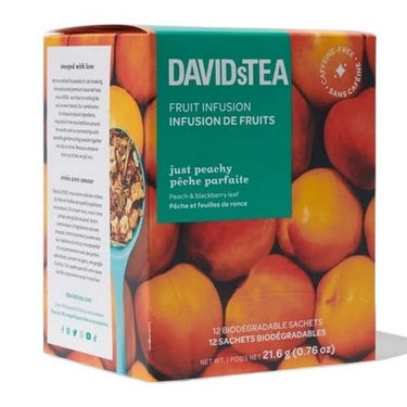 Just Peachy Herbal Tea 0.76 Oz (Case Of 6) by Davids