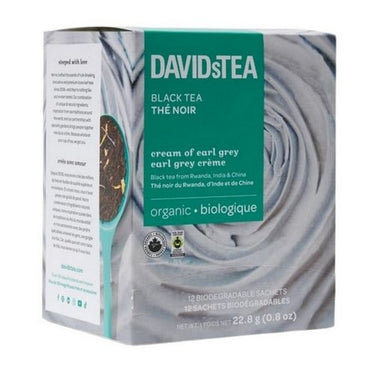 Organic Earl Grey Black Tea 0.8 Oz (Case Of 6) by Davids