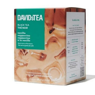 Vanilla Cappuccino Black Tea 0.93 Oz (Case Of 6) by Davids