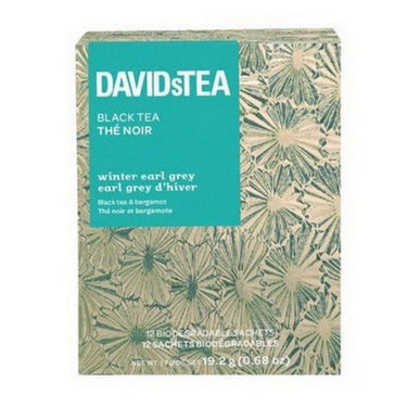 Winter Earl Grey Black Tea 0.68 Oz (Case Of 6) by Davids