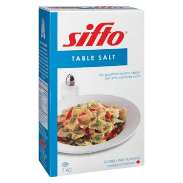 Sifto, Fine Table Salt, 1 Kg (Case Of 24)