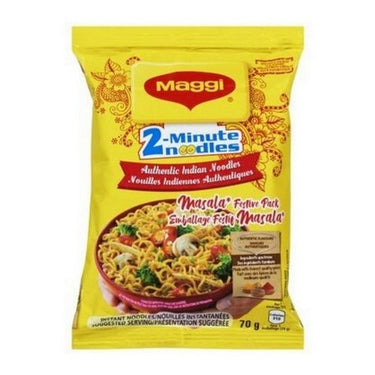 Masala Noodles Instant Soup 70 Grams (Case Of 96) by Maggi