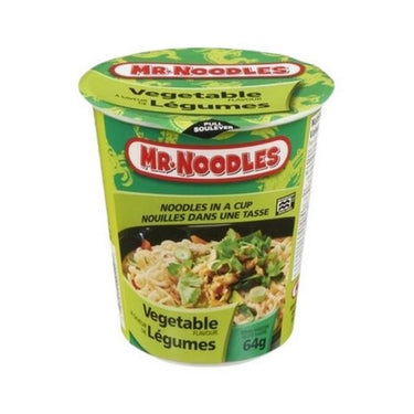 Instant Noodles Cup Vegetable Flavoured 64 Grams (Case Of 12) by Mr. Noodles