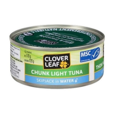 Skipjack Light Tuna Chunks 170 Grams (Case Of 24) by Clover Leaf